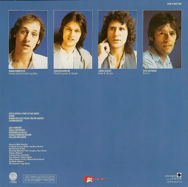 back cover, Dire Straits - Communique 